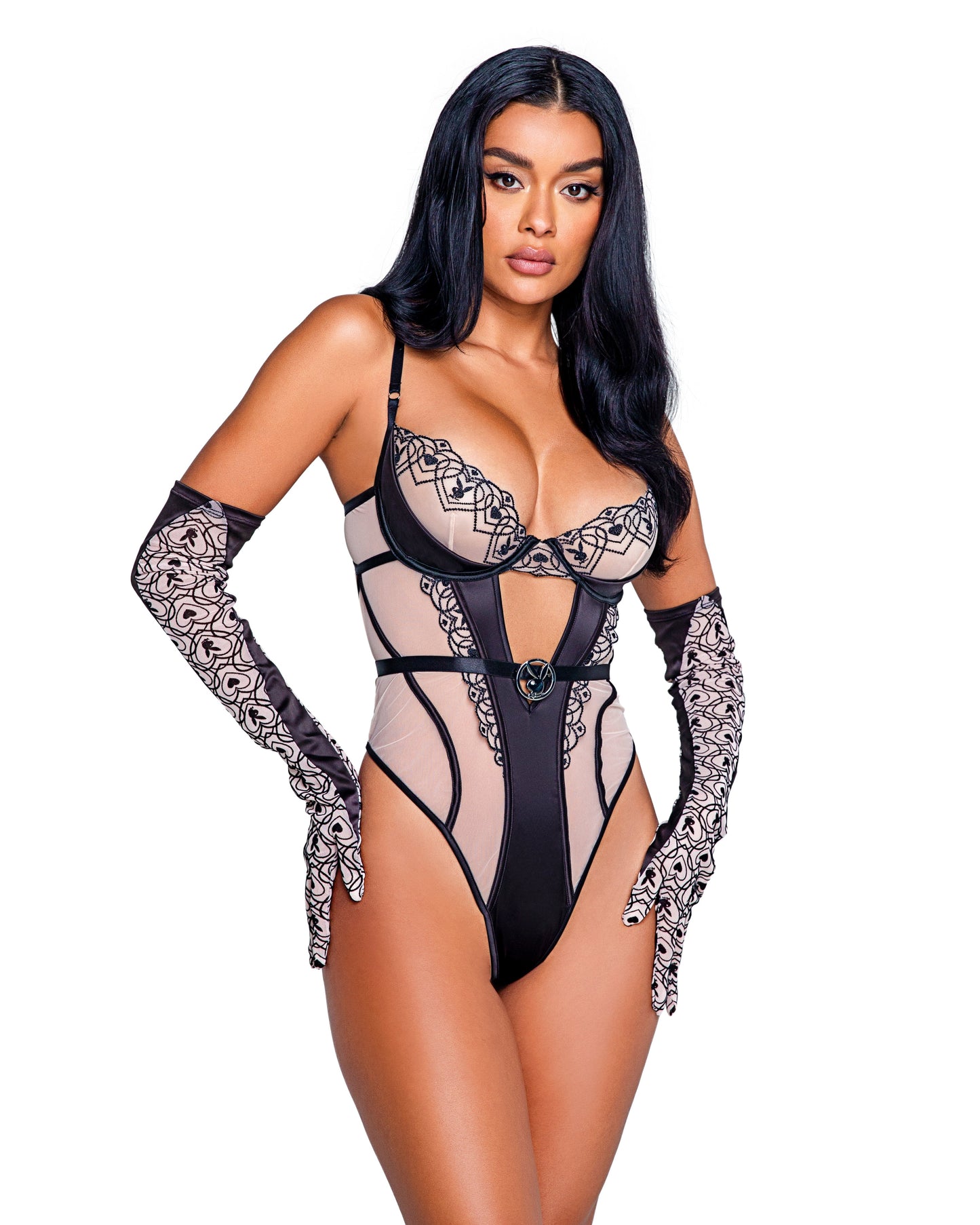 Playboy Bunny Kiss Teddy - Bite Me Chic