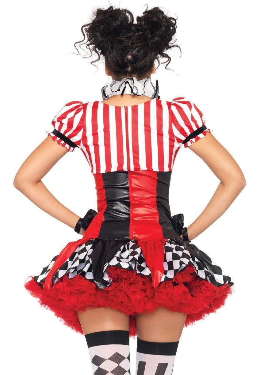 Harlequin Clown 3 Piece Halloween Costume