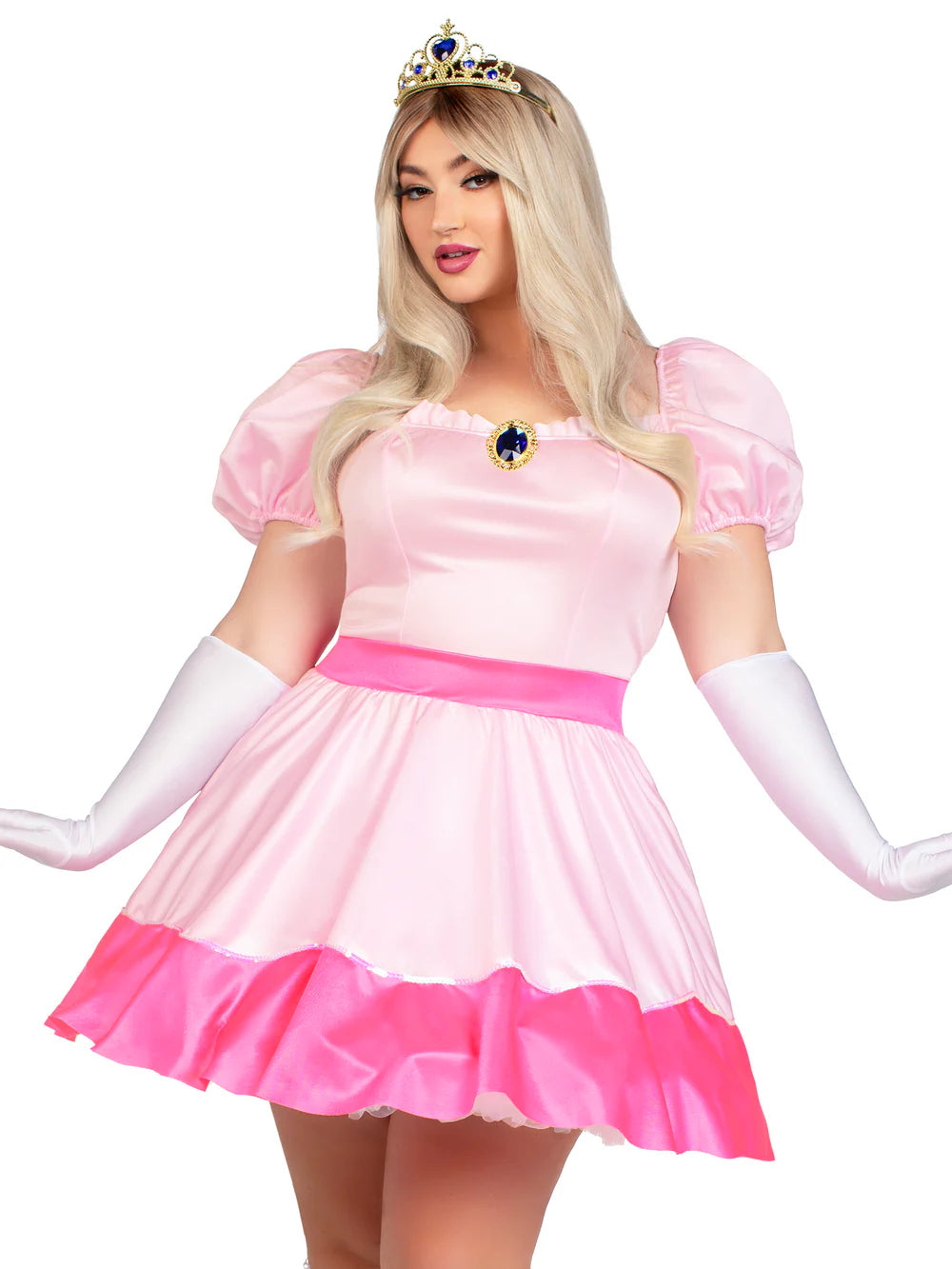 Pink Princess Plus Size 4 PC Halloween Costume