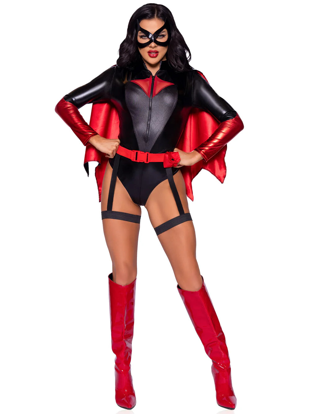 Vigilante Vixen 4 Piece Halloween Costume