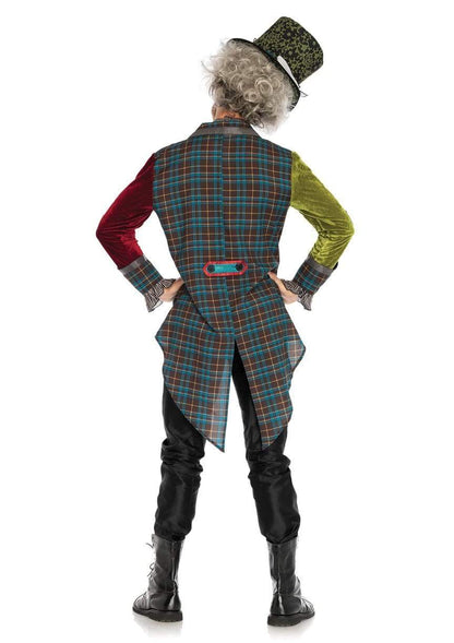 Deluxe Mad Hatter 3 Piece Men's Halloween Costume