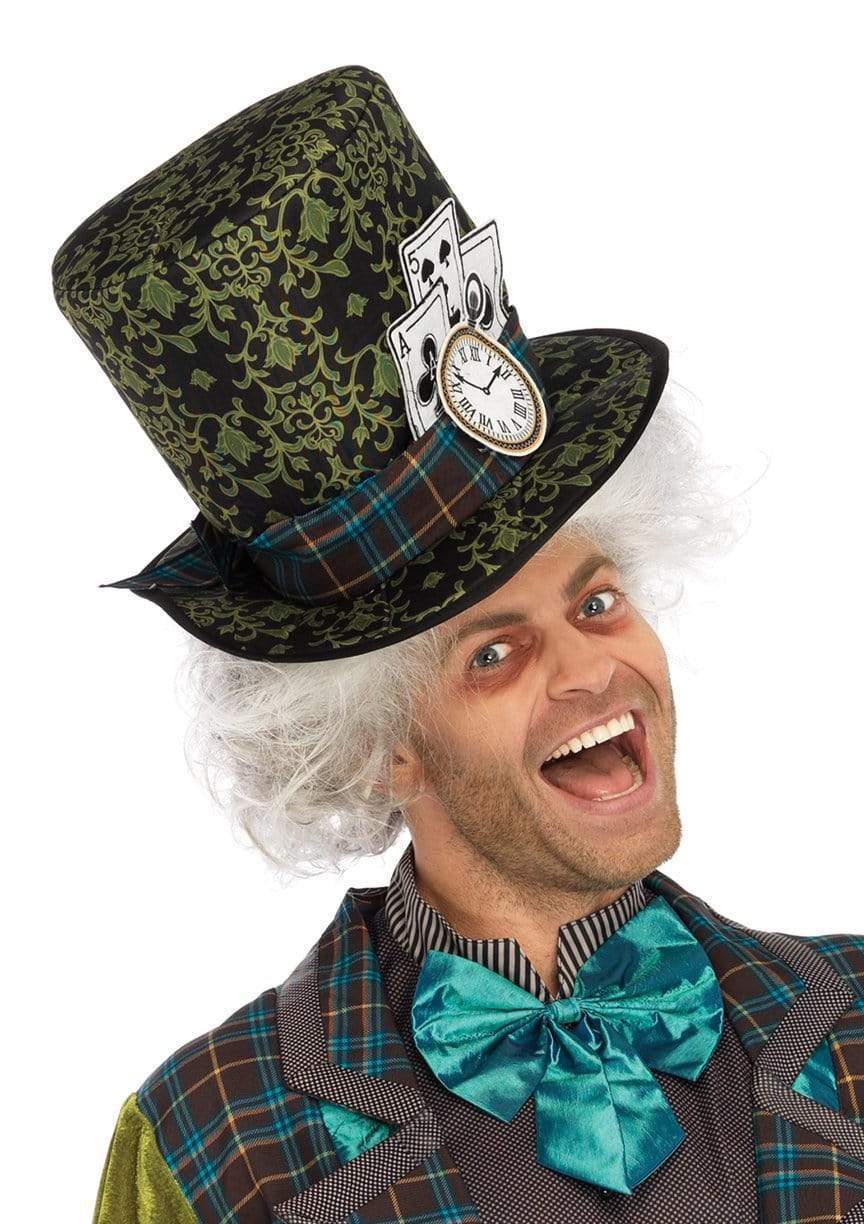 Deluxe Mad Hatter 3 Piece Men's Halloween Costume