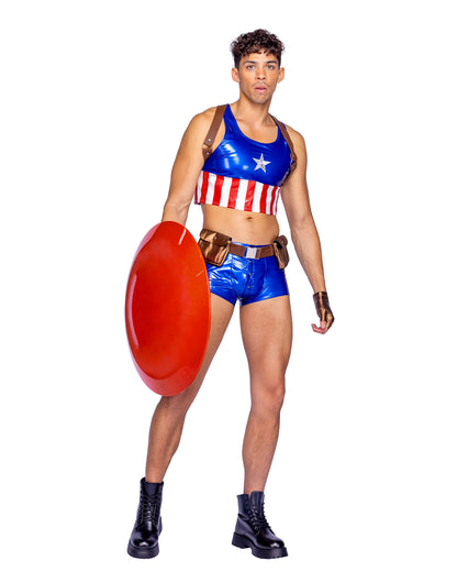 Hunky Captain American Hero 4 Pc