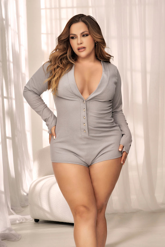 Maggie Ribbed Onesie Plus