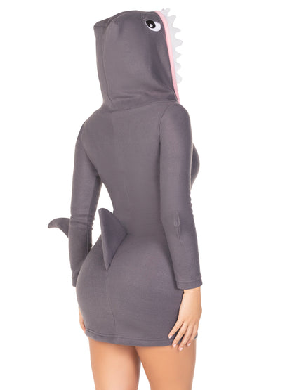 Women's Cozy Shark Hoodie Costume