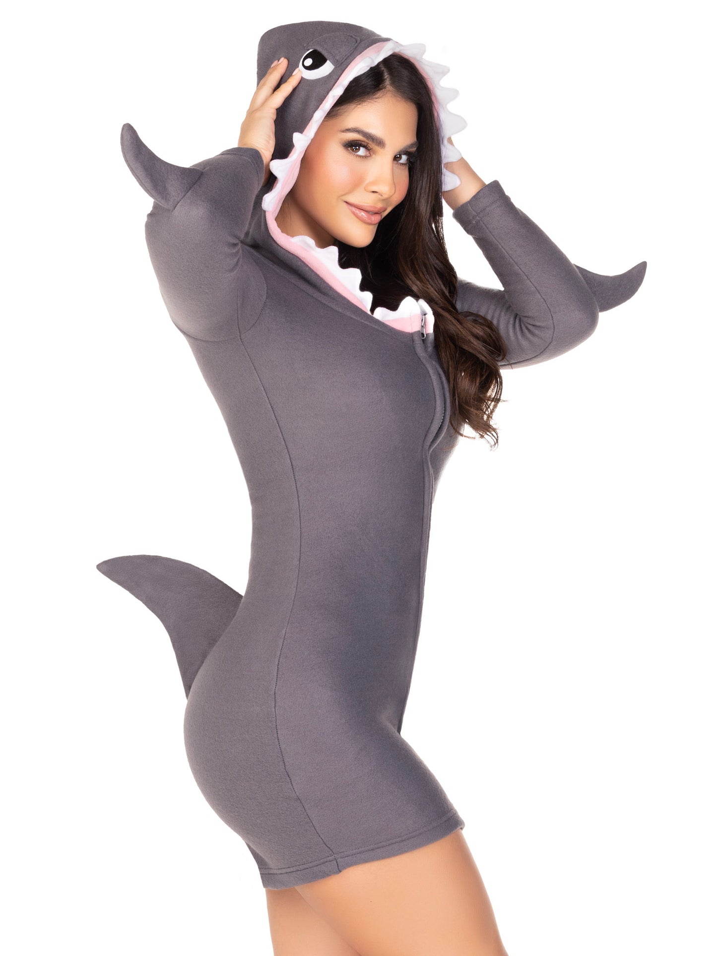 Women's Cozy Shark Hoodie Costume