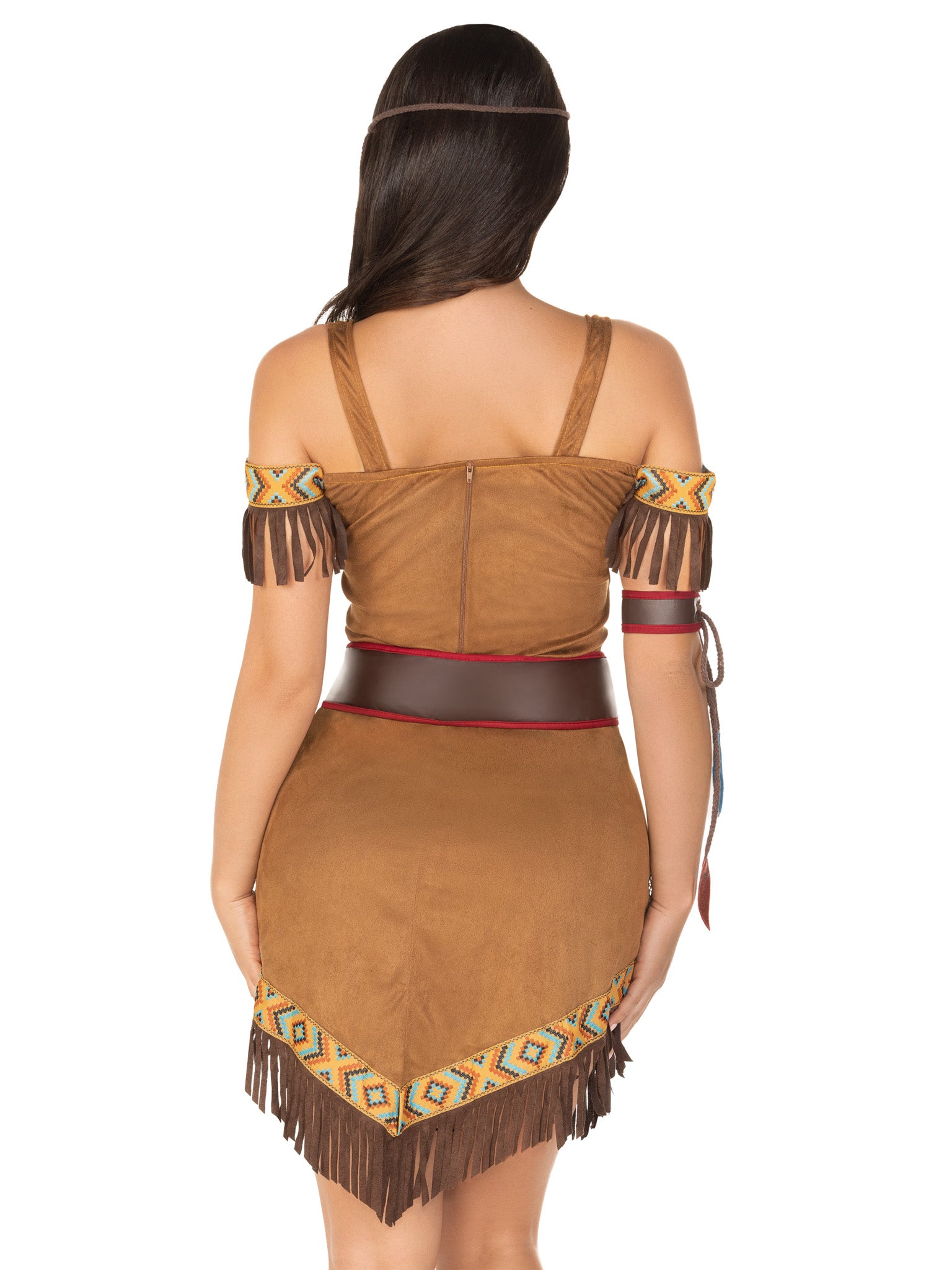 Native Princess Women's Pocahontas 4 Piece Halloween Costume