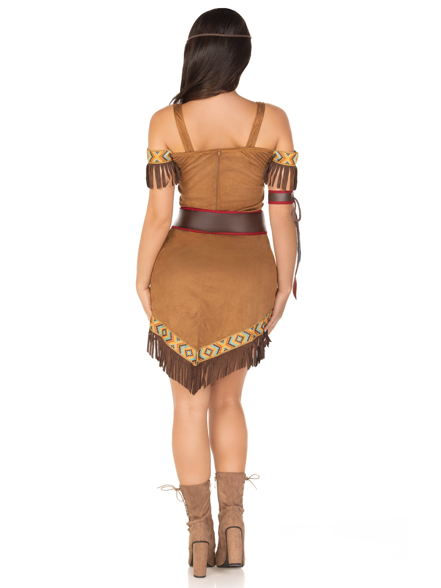 Native Princess Women's Pocahontas 4 Piece Halloween Costume