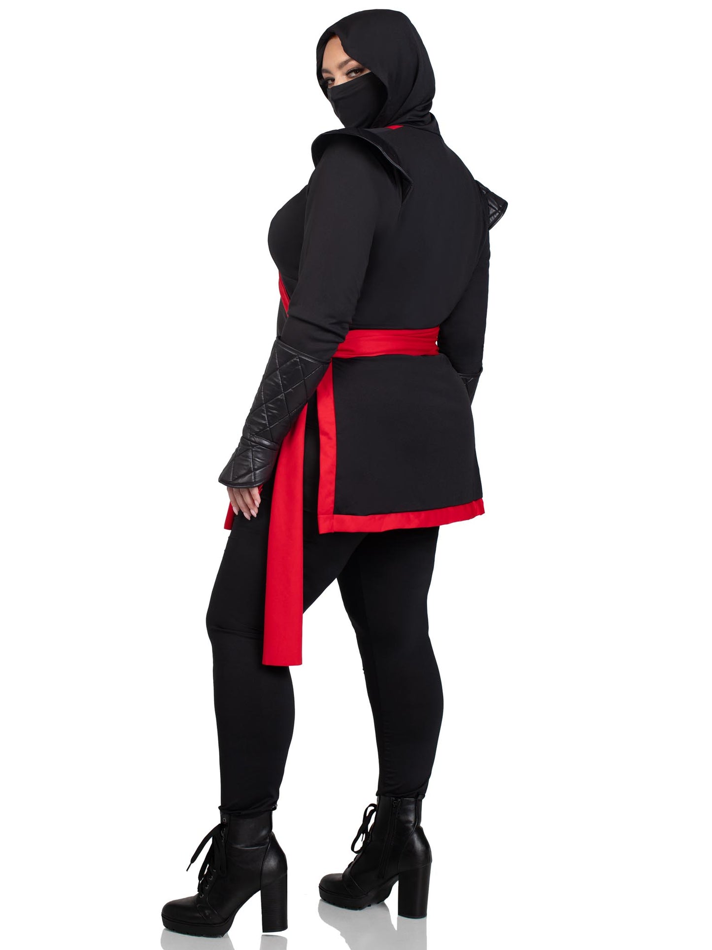 Ninja Assassin Hooded 4 Piece Plus Size Halloween Costume