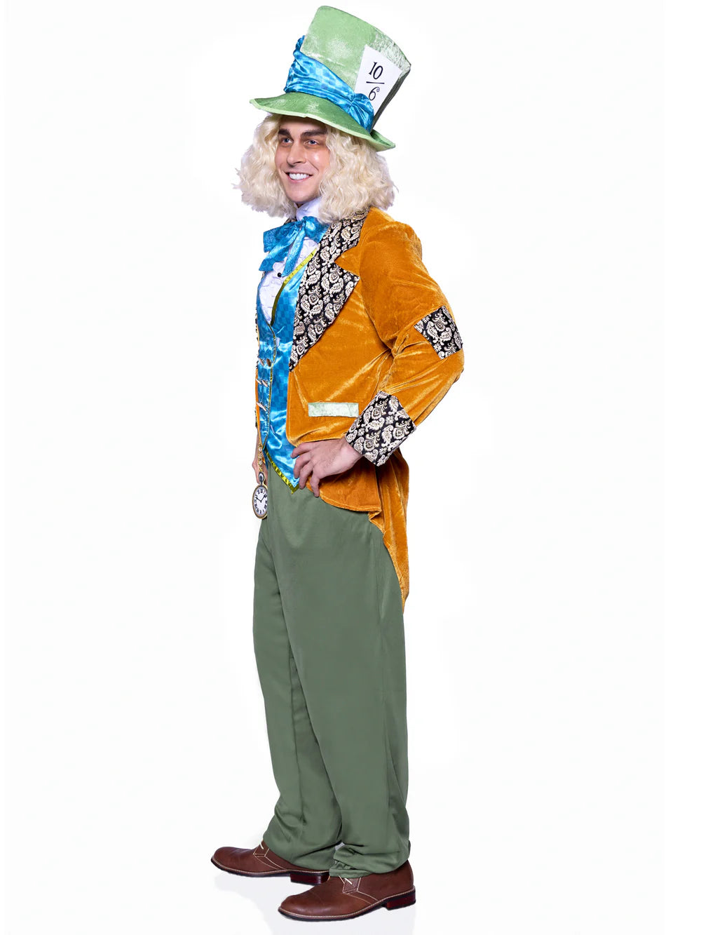 Classic Mad Hatter 4 Piece Men's Halloween Costume