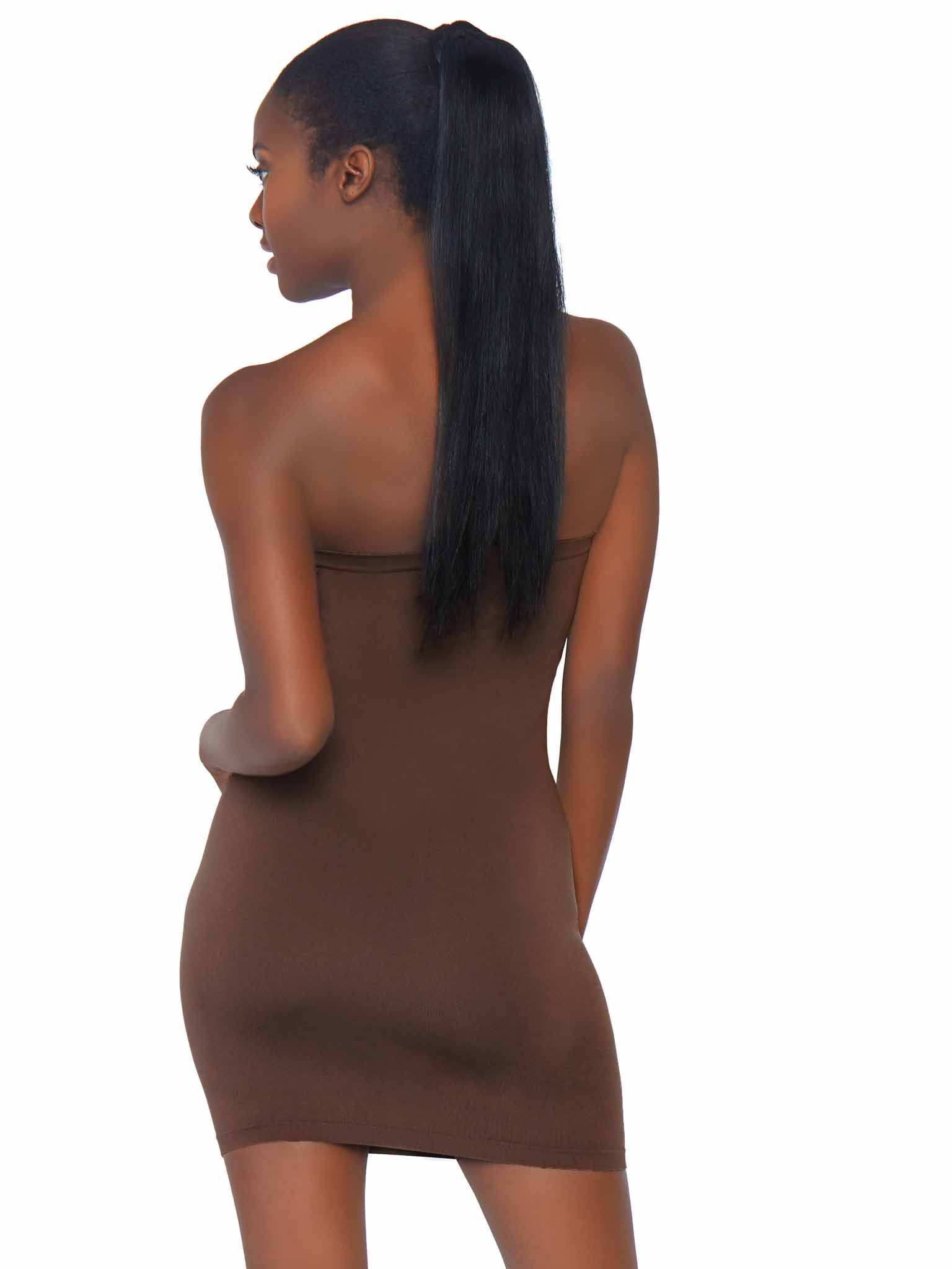 Seamless Opaque Microfiber Bodycon Shapewear Dress Bite Me Chic Seamless Opaque Microfiber Bodycon Shapewear Dress Bite Me Chic
