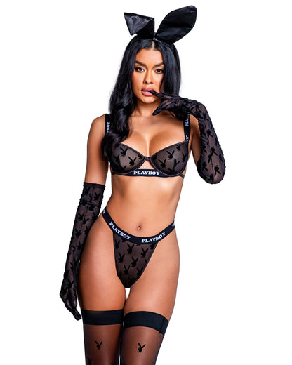 Playboy Bunny Noir 2-Piece Set - Bite Me Chic