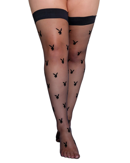 Playboy Bunny Noir Stockings - Bite Me Chic