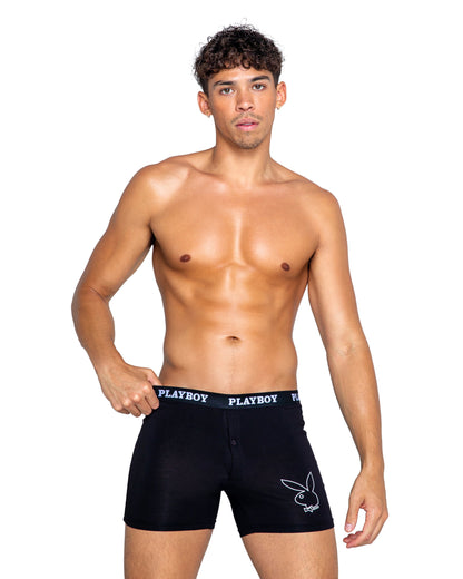 Playboy Mens Tuxedo Modal Classic Boxer Briefs - Bite Me Chic