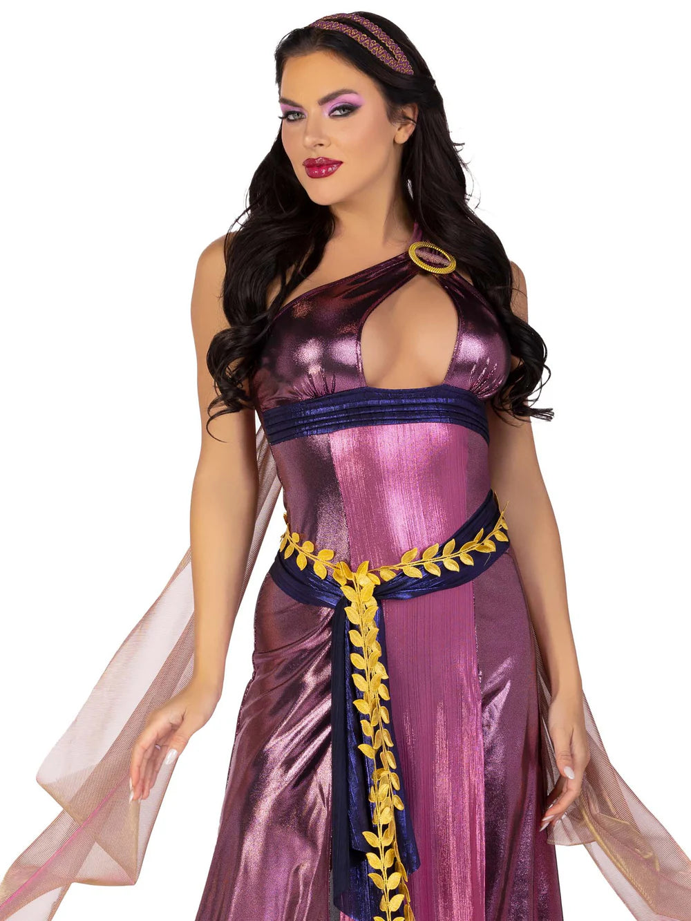 Amethyst Goddess Women's Gypsy 3 Piece Halloween Costume