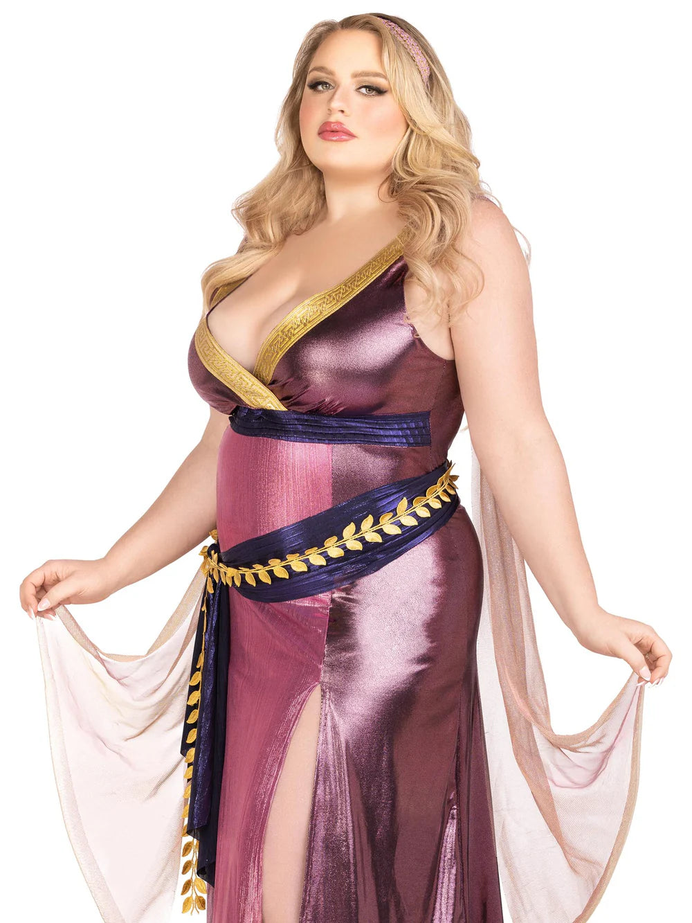 Amethyst Goddess 3 Piece Plus Size Halloween Costume