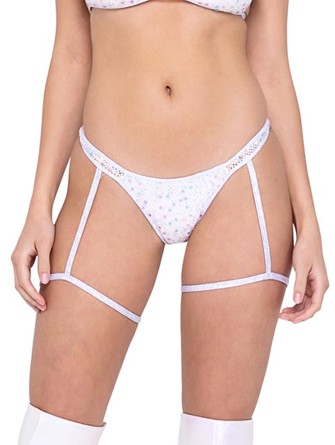 Sequin Fishnet Halfback Bottom - Bite Me Chic