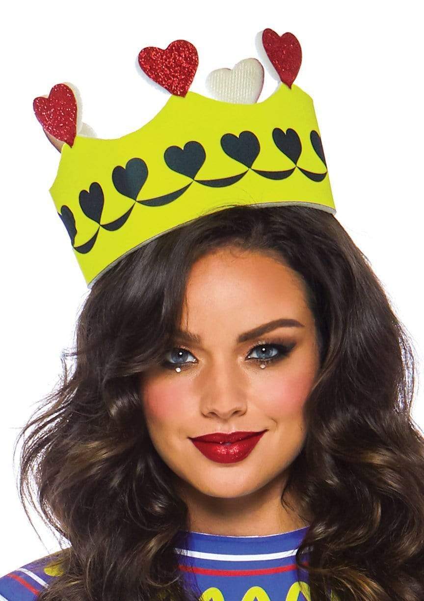 Card Queen With Glitter Heart Detail 3 Piece Halloween Costume