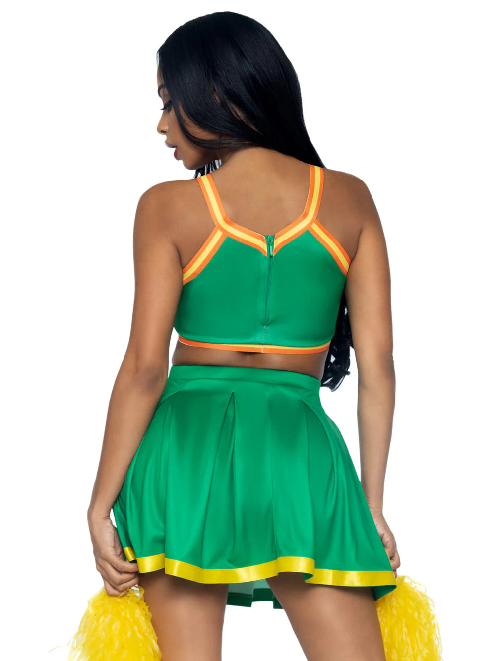 Bring It Baddie Cheerleader 3 Piece Halloween Costume