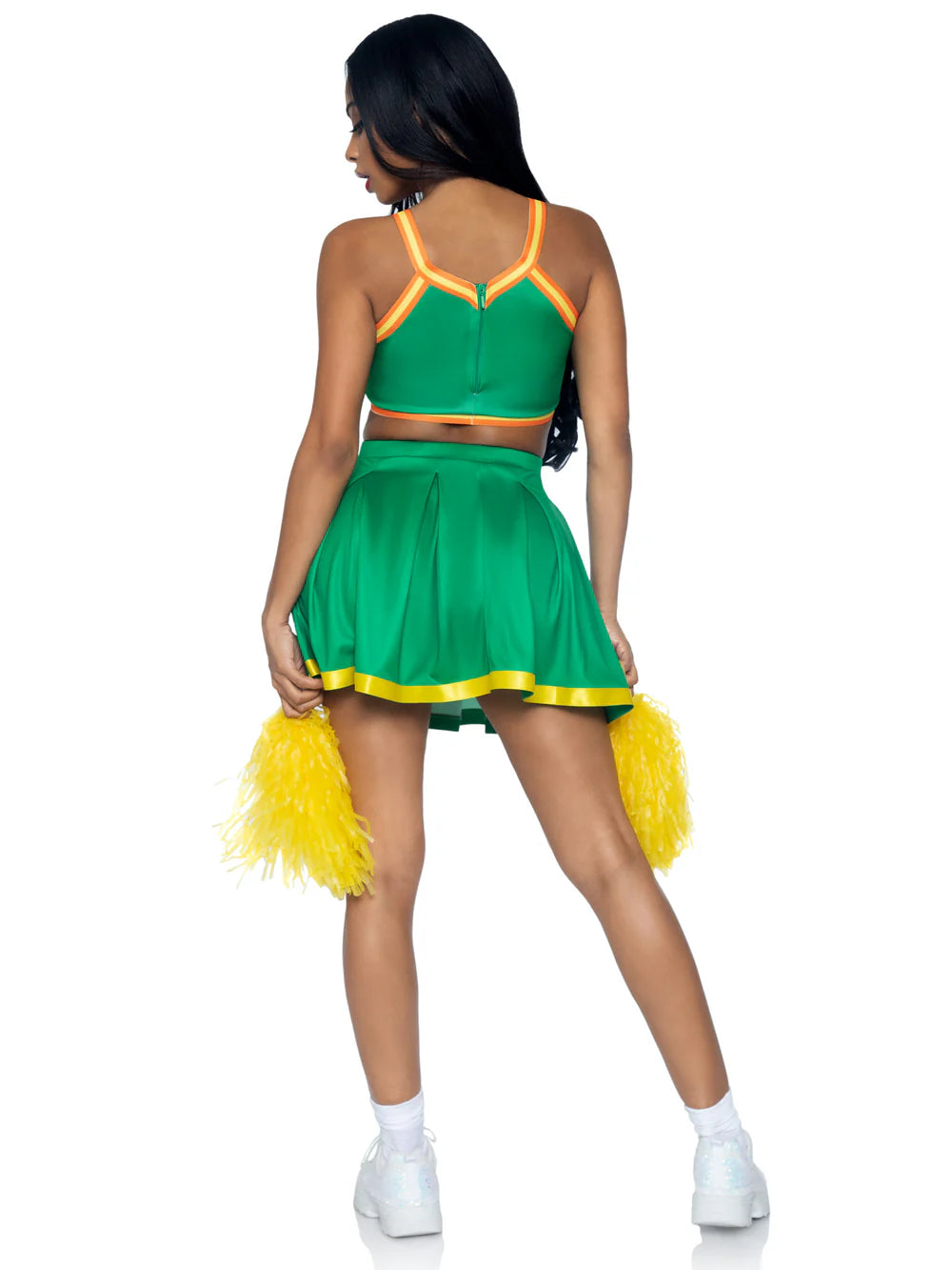 Bring It Baddie Cheerleader 3 Piece Halloween Costume