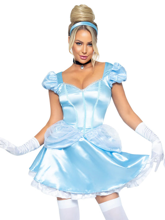 Storybook Cinderella 3 Piece Princess Halloween Costume