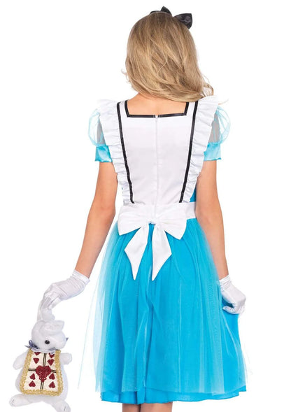 Classic Alice in Wonderland Women's 2 Piece Halloween Costume