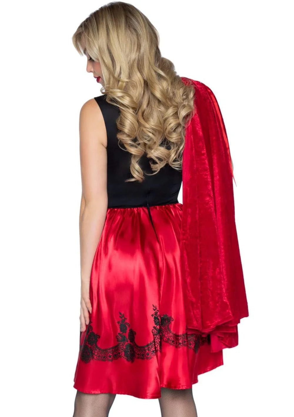 Wonderland Women's Red Riding Hood 2 Piece Halloween Gothic Costume