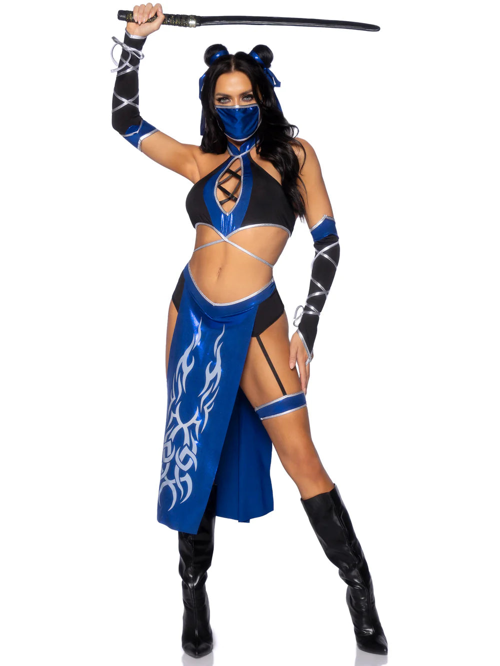 Combat Ninja 5 Piece Halloween Costume