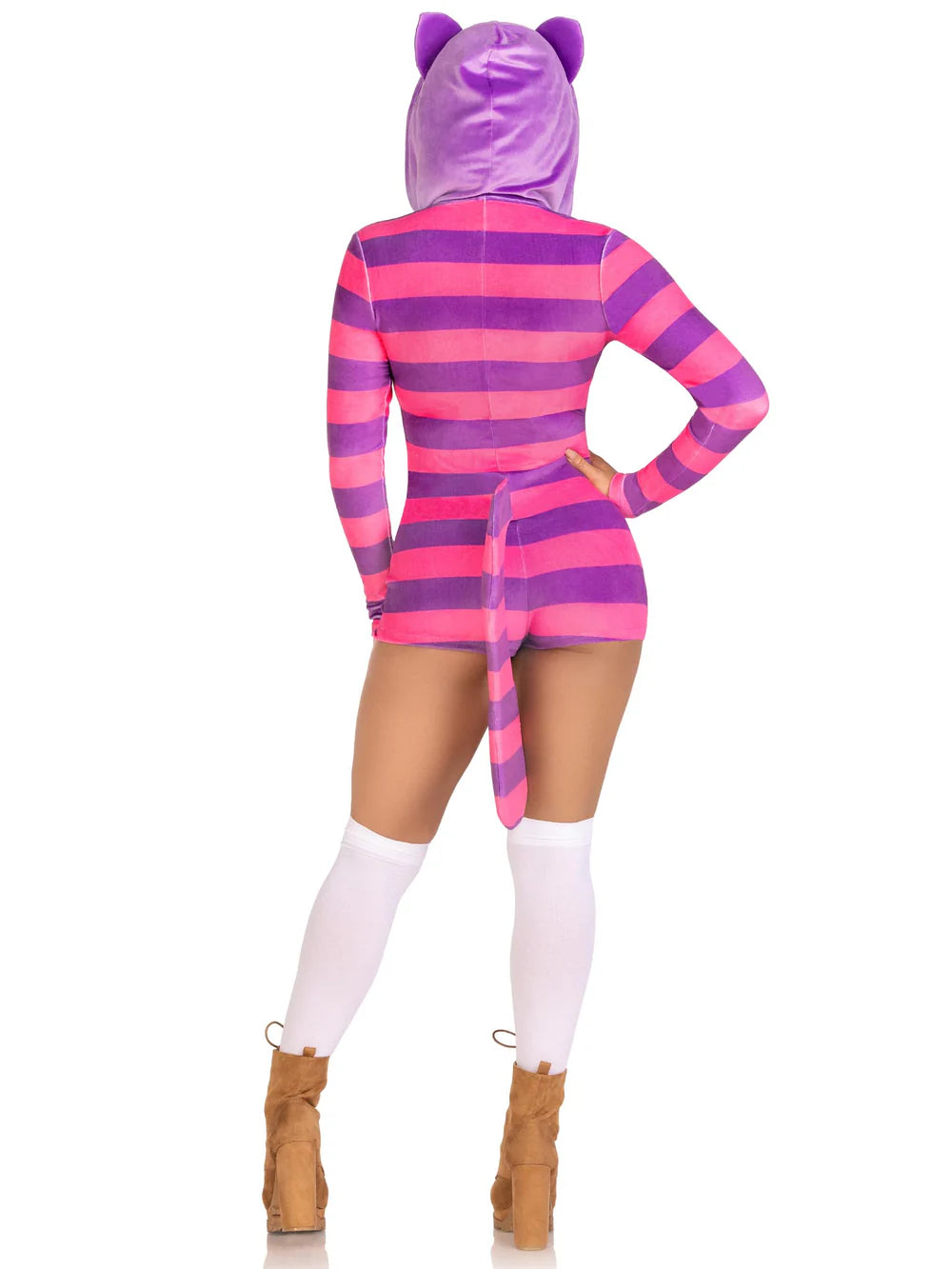 Comfy Cheshire Cat Halloween Romper Costume