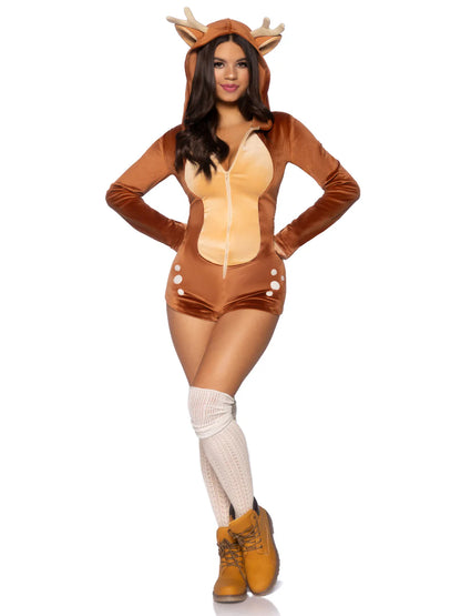 Cute Comfy Fawn Romper Halloween Costume