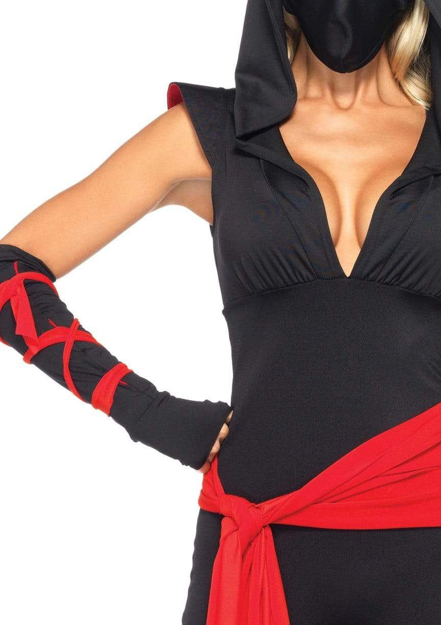 Deadly Ninja 4 Piece Halloween Costume