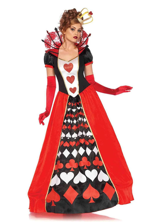 Women's Halloween Deluxe Queen of Hearts Costume