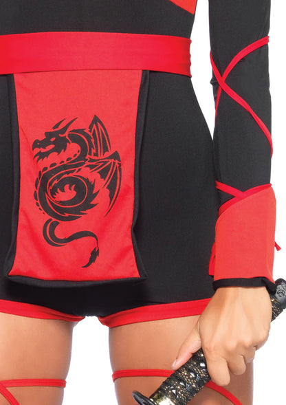 Dragon Ninja 3 Piece Romper Halloween Costume