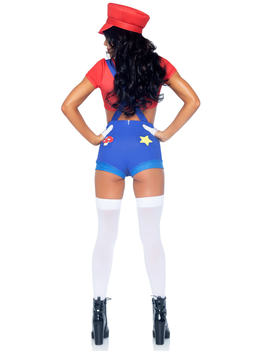 Gamer Babe Sexy 3 Piece Halloween Costume With Hat