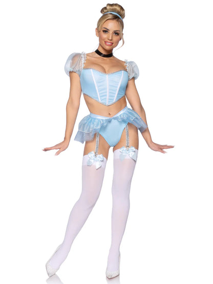 Glass Slipper 4 PC Cinderella Costume for Halloween