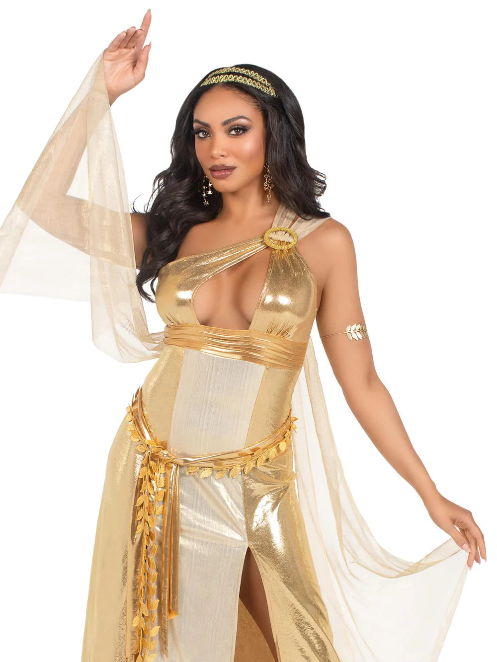 Golden Goddess 3 Piece Halloween Costume