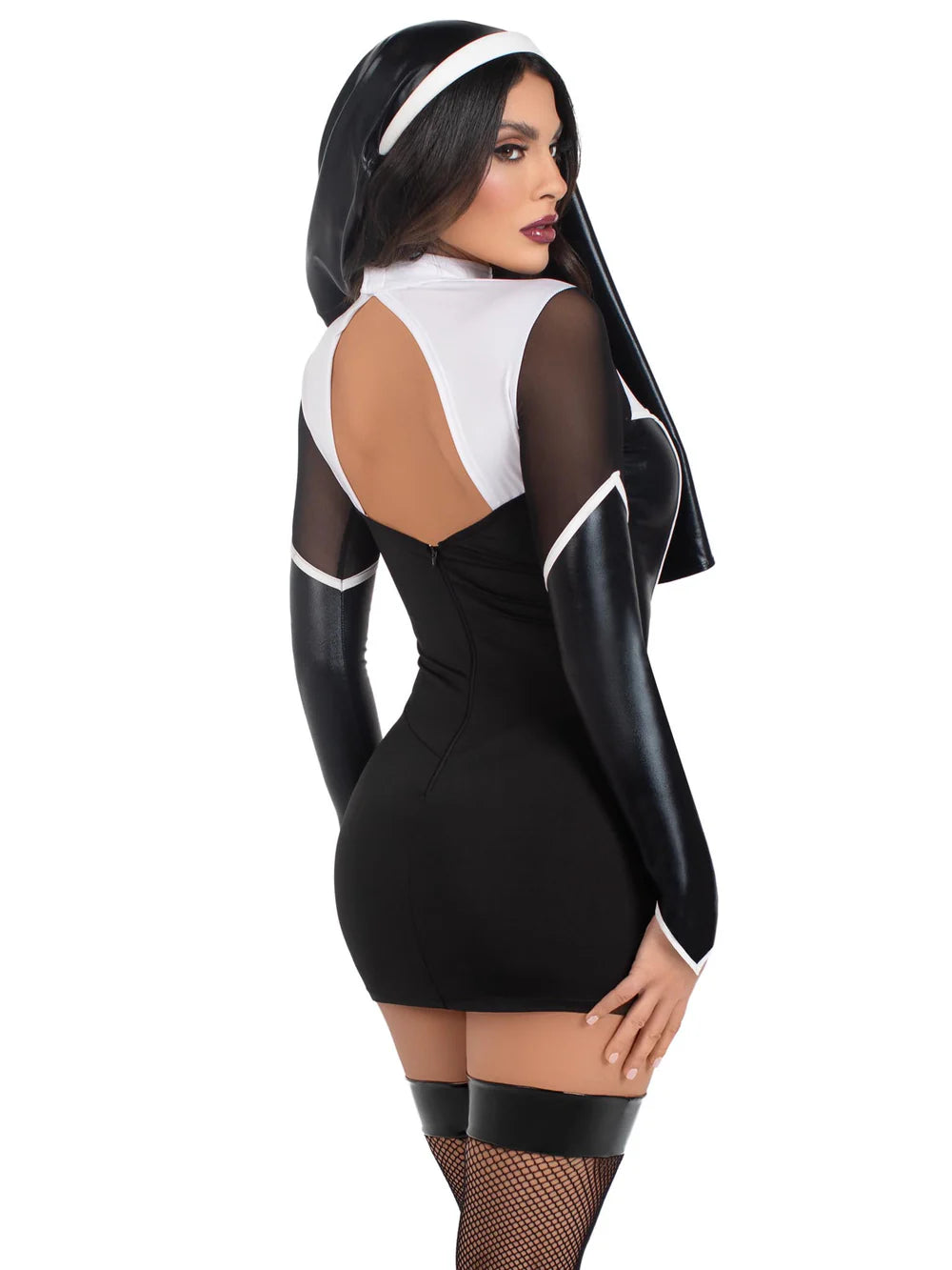 Holy Hottie Nun 2 Piece Halloween Costume