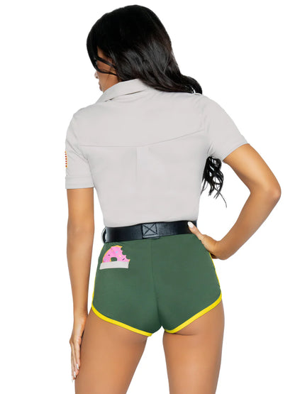 Hot Cop Trooper 4 Piece Halloween Costume