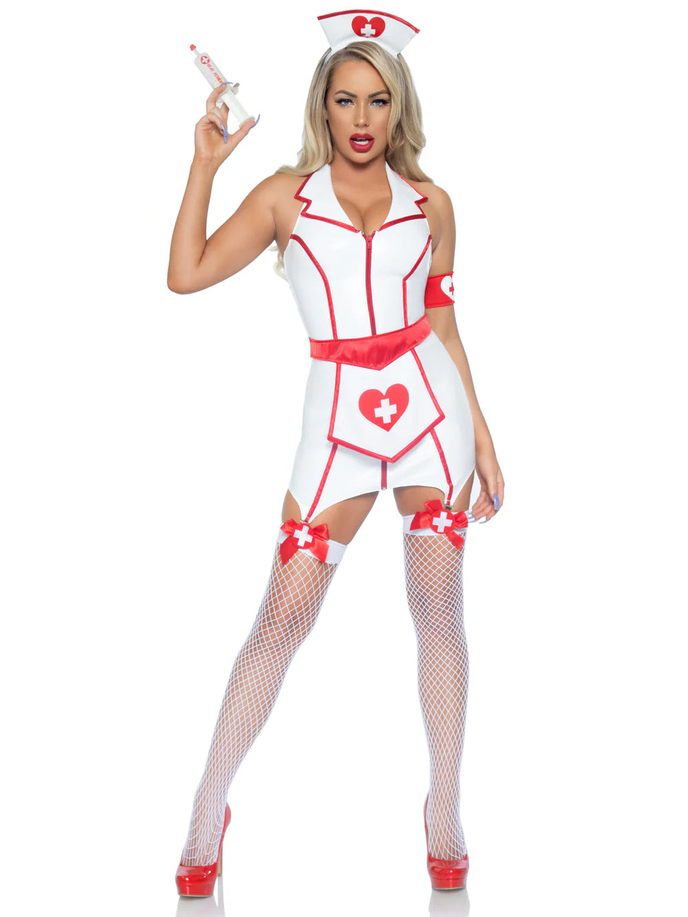 ER Hottie Nurse 4 Piece Vinyl Halloween Costume