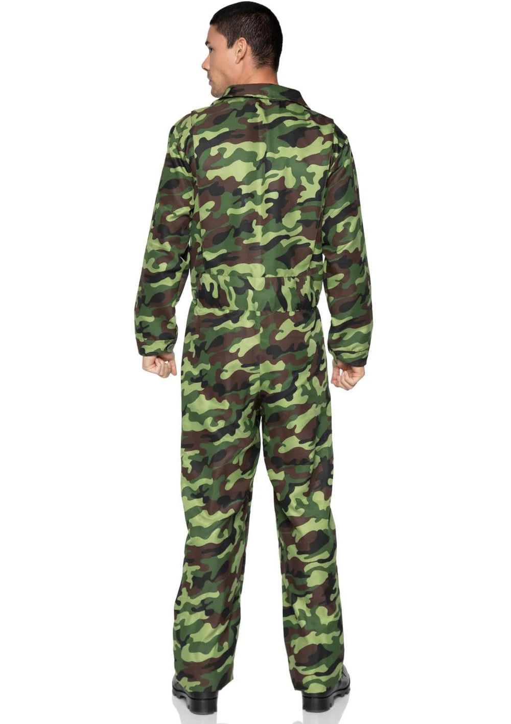 Men's Camo Coveralls Jumpsuit Halloween Costume