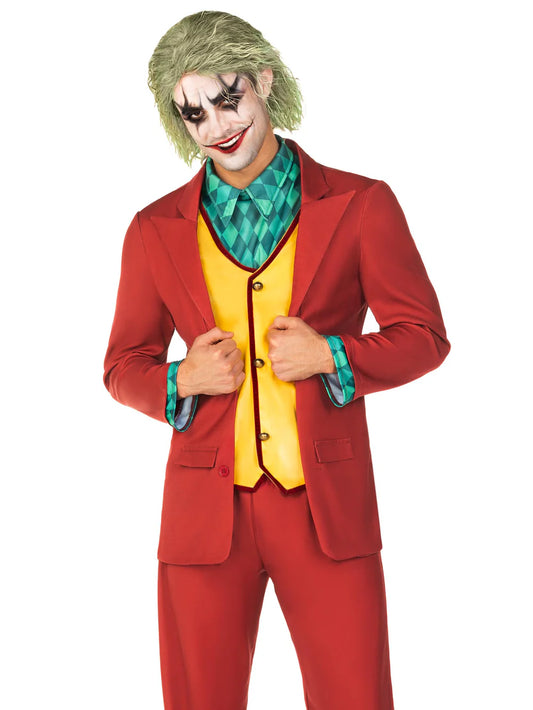 Men's Deviant Clown 3 Piece Halloween Costume