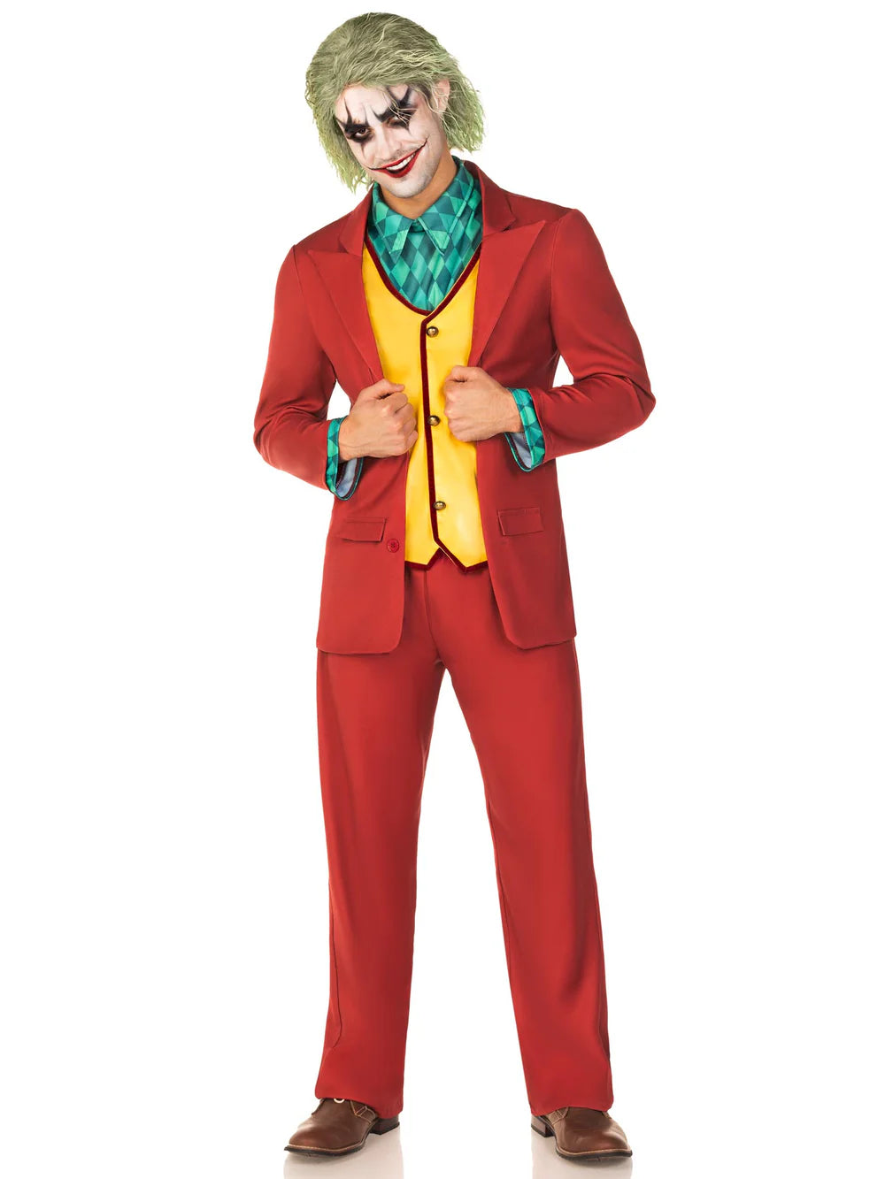 Men's Deviant Clown 3 Piece Halloween Costume