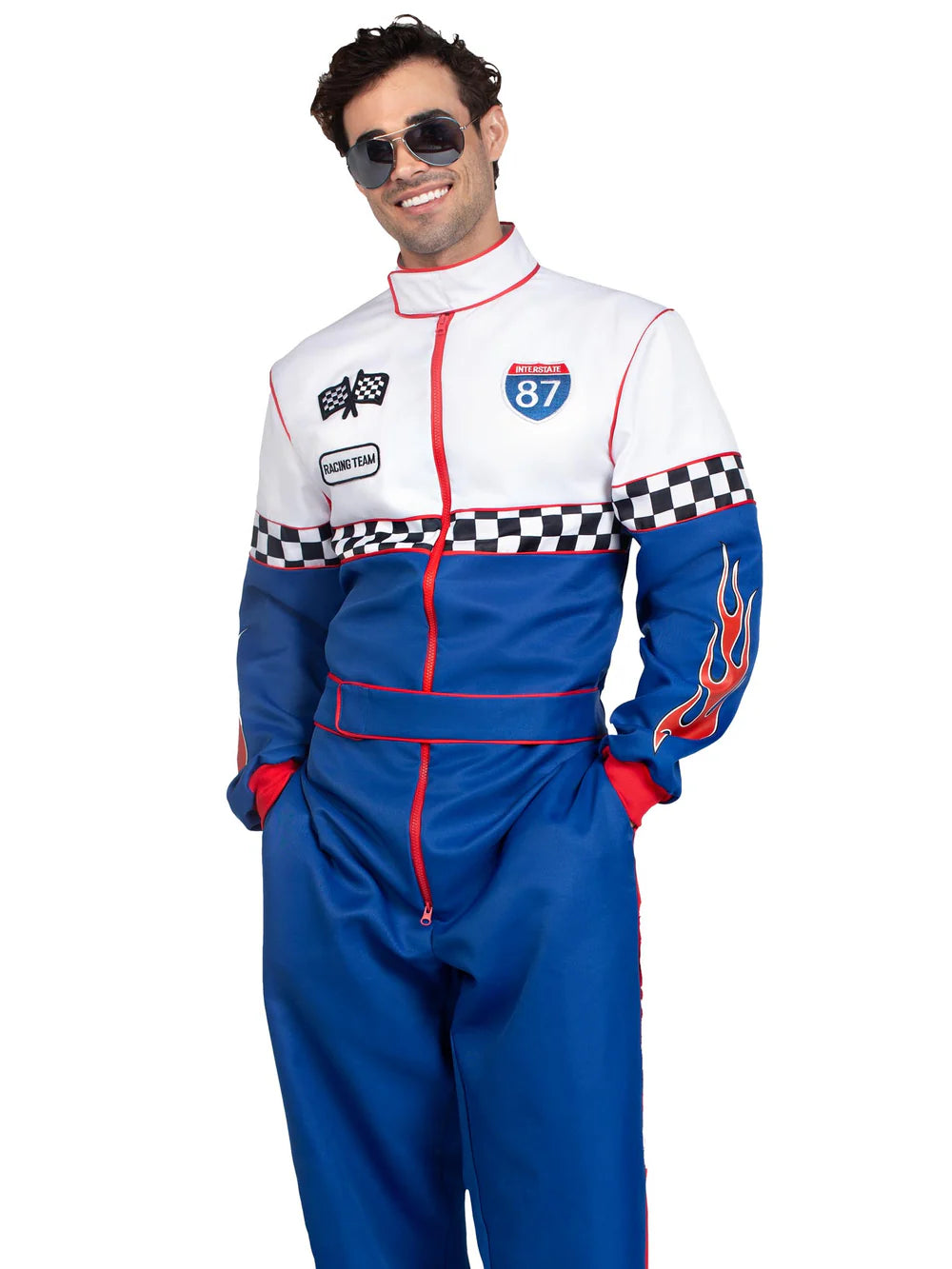 Men's Speedway Racer Halloween Costume