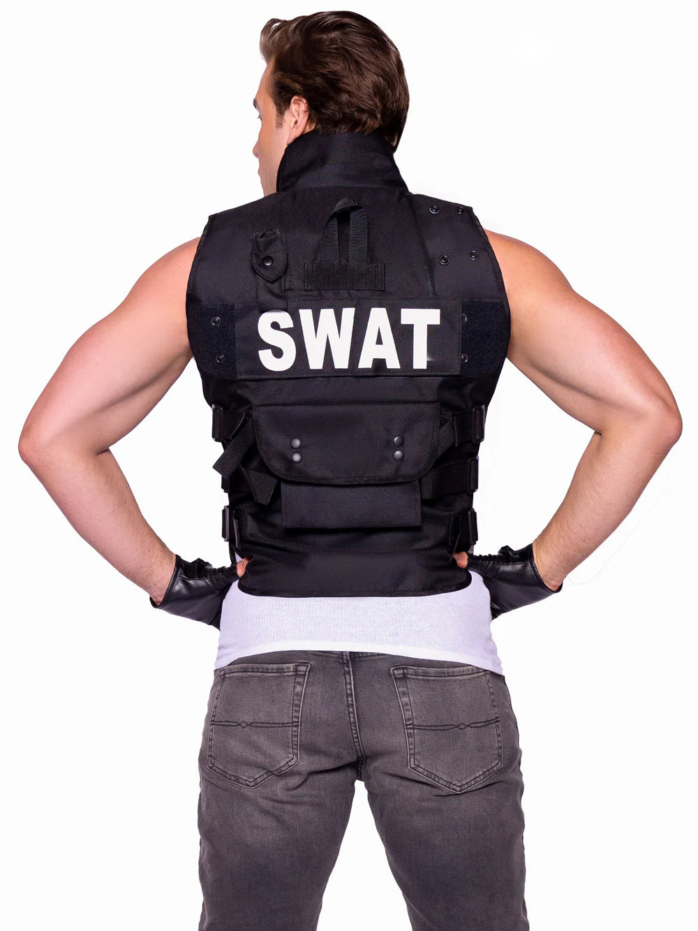 Men's SWAT Commander 2 Piece Halloween Costume