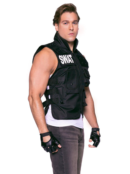 Men's SWAT Commander 2 Piece Halloween Costume