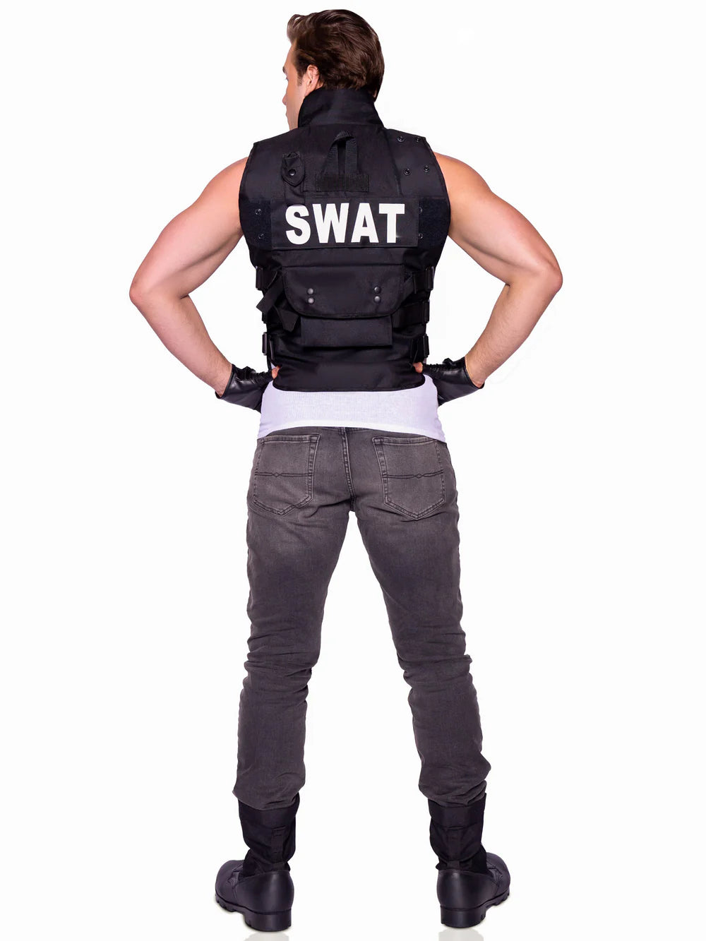 Men's SWAT Commander 2 Piece Halloween Costume