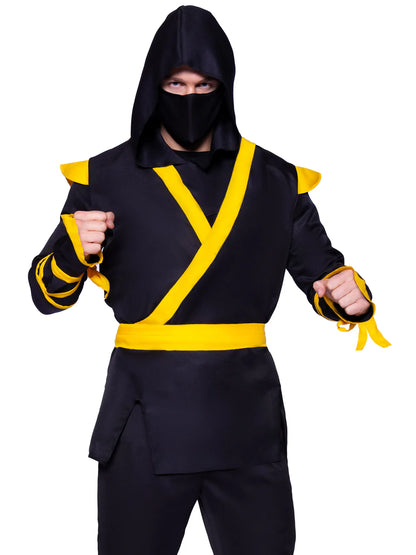 Men's 5 Piece Halloween Ninja Costume