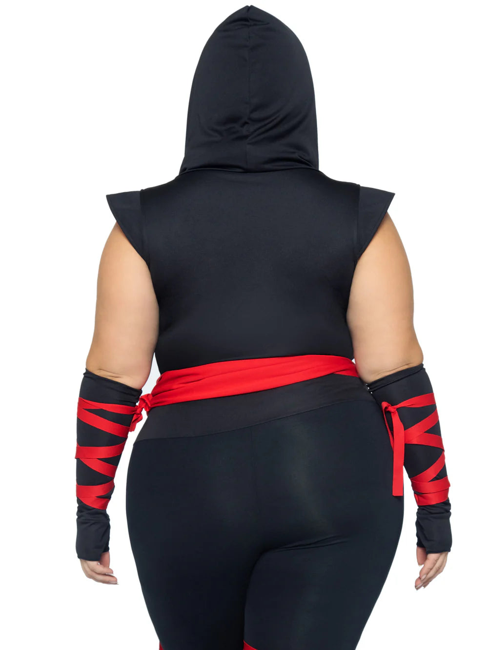 Deadly Ninja 4 Piece Plus Size Halloween Costume