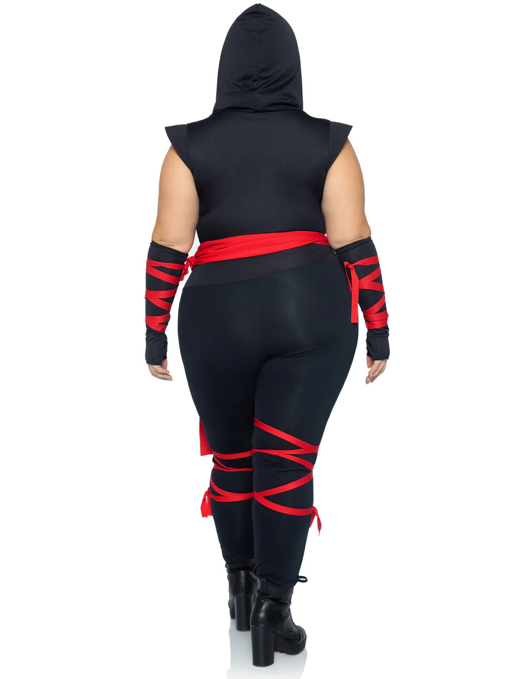 Deadly Ninja 4 Piece Plus Size Halloween Costume