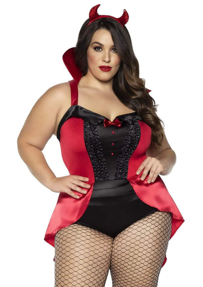 Devilish Darling 3 Piece Plus Size Halloween Costume